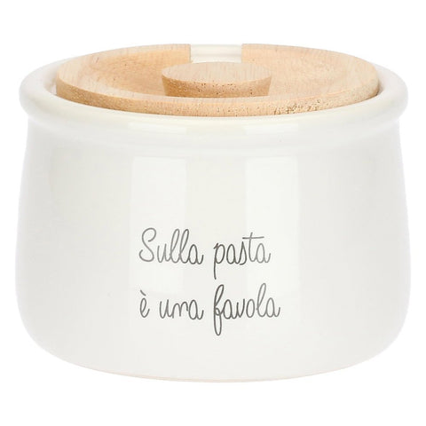 La Porcellana Bianca Portaformaggio grattugiato "Gli Onesti" 200 ml