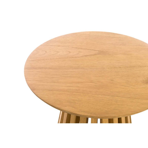 Blanc Mariclò Tavolino rotondo in legno "Euterpe" D50xH45 cm