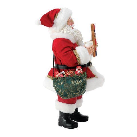 Department 56 Possible Dreams Babbo Natale "Nutcracker Sweet" 15.5x14xH28 cm