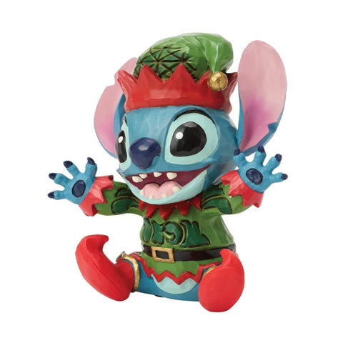 Enesco Disney Jim Shore Statuina di natale Stitch elfo 8x5.5xH9.5 cm