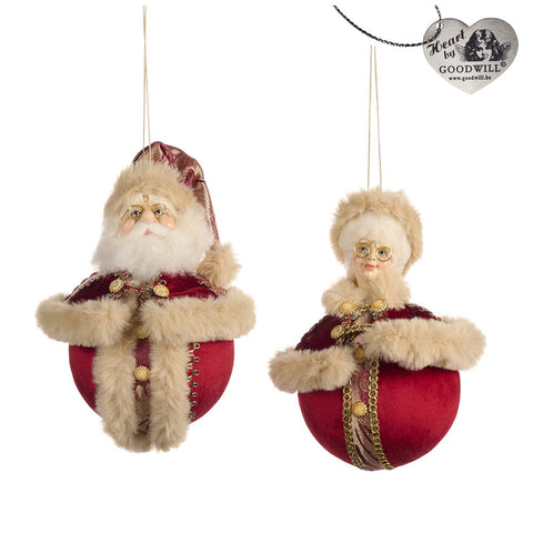 GOODWILL Christmas bauble tree decoration D11 cm 2 variants (1pc)