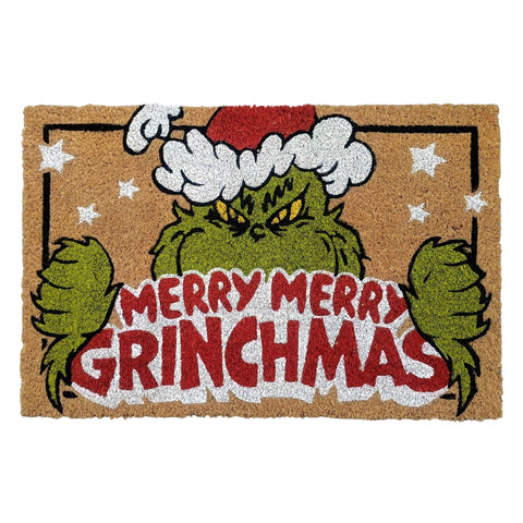 Disney Zerbino di natale Grinch in fibra di Cocco 40x60 cm