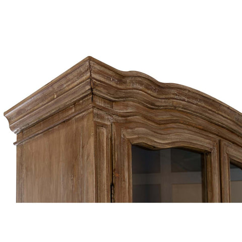 Blanc Mariclò Libreria in legno di cedro anticato "Agapanthus" 120x45xH210 cm