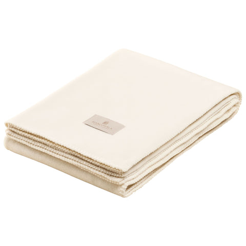 Plaid d'hiver « Bambou » blanc perle 130 x 180 cm, 3 variantes (1 unité)