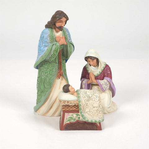 Enesco Coffret de 10 figurines de la Nativité "Jim Shore" 36x8,8xH10,9 cm