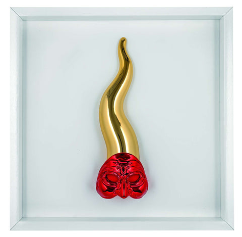 Bongelli Preziosi Pulcinella Corne Peinture 17,5x17,5 cm 2 variantes (1 unité)
