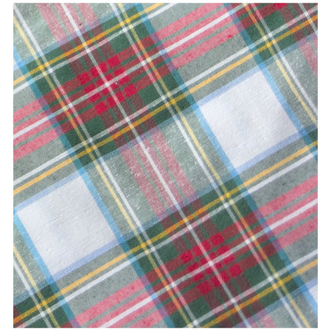 L'Atelier 17 Nappe de Noël enduite de résine tartan écossais "In&amp;Out Xmas" 135x360 cm 3 variantes (1pc)