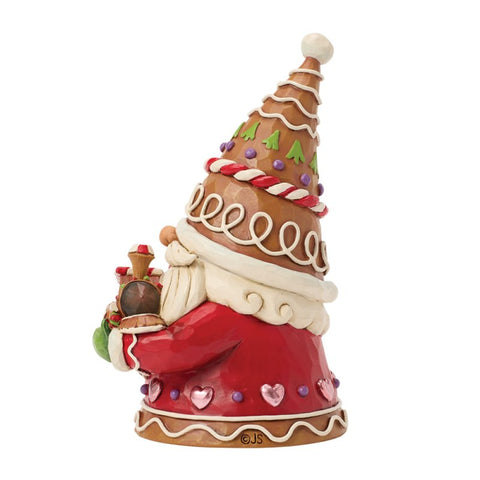 Enesco Statuina di natale Gnomo "Gingerbread Gnome" 8.5x7.5xH14 cm