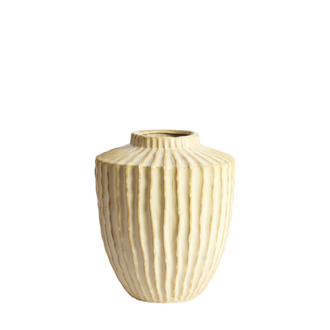 Light & Living Vaso portafiori in ceramica sabbia/beige "Talea" D30xH32 cm