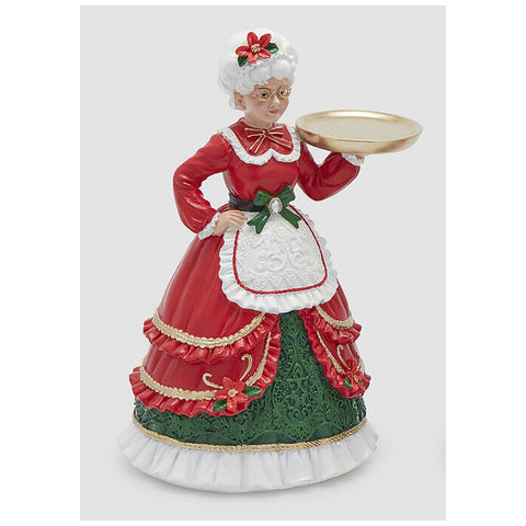 EDG Enzo De Gasperi Mère Noël D15xH26 cm 2 variantes (1 unité)
