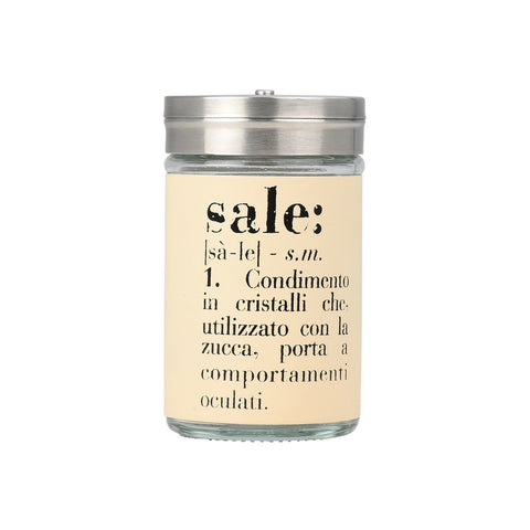 Estia Home Barattolo Portasale da cucina in vetro "Allure" D4,8xH8,2 cm