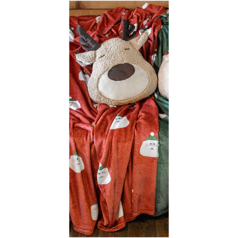 L'Atelier 17 Plaid di natale "Petit Noel" 155x205 cm 8 varianti(1 unità)