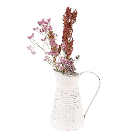 Clayre & Eef Brocca vaso avorio anticato 20x15x24 cm