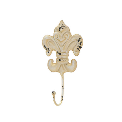 NUVOLE DI STOFFA Gancio appendino in metallo effetto anticato "Clarissa" 3 varianti(1 unità) - Angelica Home Stabia