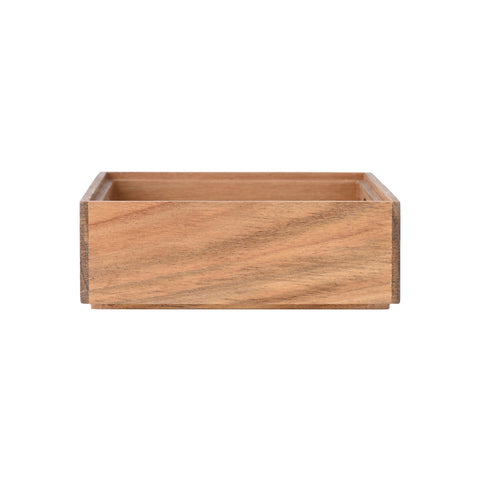 Estia Home Scatola Porta oggetti in legno impilabile "Allure" 20x17.5xH6 cm