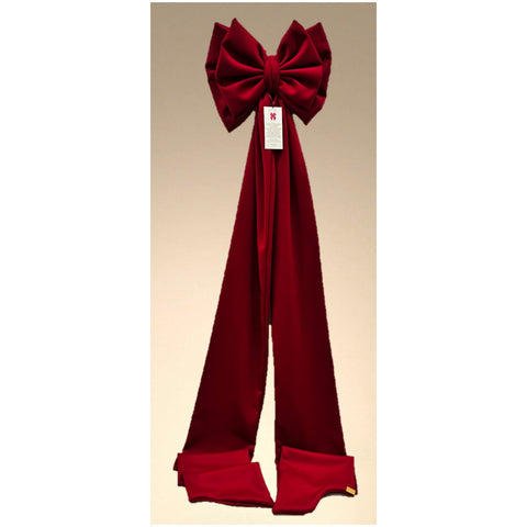 Madame Fioccò Mega Fiocco rosso per Albero di Natale H300 cm