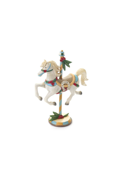 Figurine de Noël en tissu Nuages ​​Cheval « Carrousel » 16,5x7x22 cm