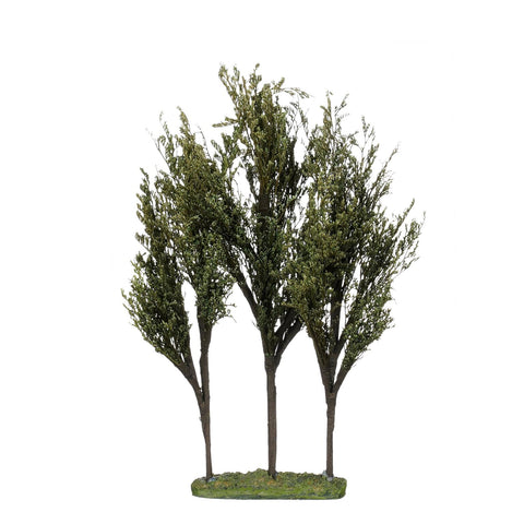 Luville Decori Alberi verde scuro per villaggio di natale 15x7xh25 cm