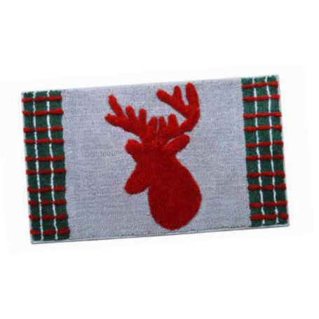 L'Atelier 17 Tappeto da bagno di natale in spugna 50x80 cm 5 varianti(1 unità)