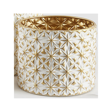 Vase en métal blanc/doré Edg Enzo de Gasperi 3 variantes (1 unité)