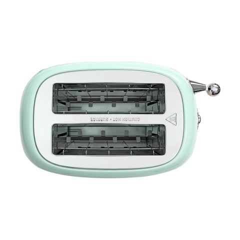 Estia Home Tostapane 2 Fette in acciaio inox menta Retro "Epoque" 815w
