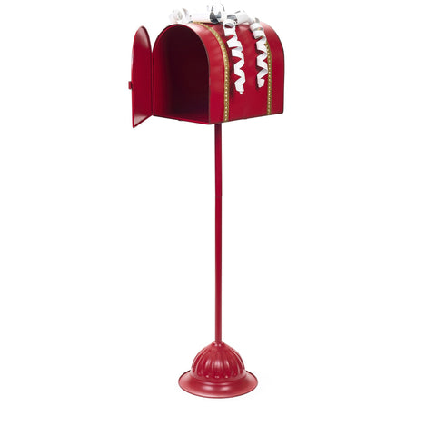 Porte-lettres de Noël en métal "Carrousel" 33x24,5xH119 cm