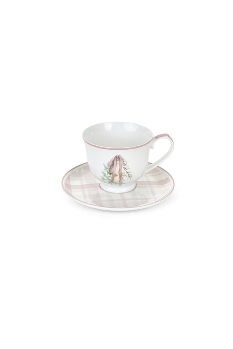 Cloth Clouds Set of 2 Christmas Tea Cups "Darling" 220 ml