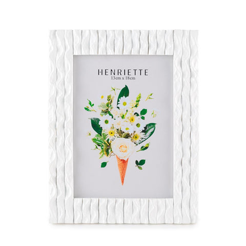 Henriette Cornice Portafoto Ondine in resina "Ostuni" 17,5x23(13x18cm)