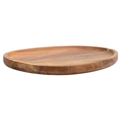 Estia Home Vassoio da portata ovale in legno "Allure" 26x21x2 cm