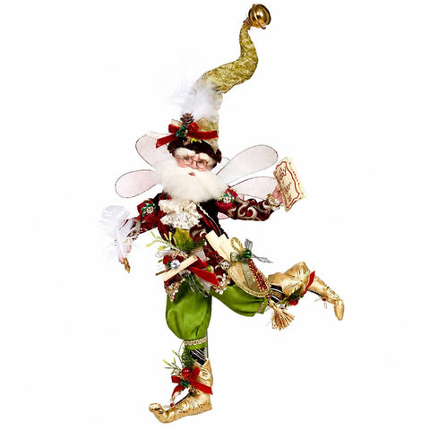 GOODWILL Mark Roberts Fata Babbo Natale media in resina H44.5 cm