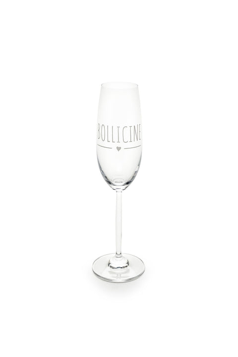 Nuvole di Stoffa Set 2 bicchieri champagne "Bollicine" 240 ml