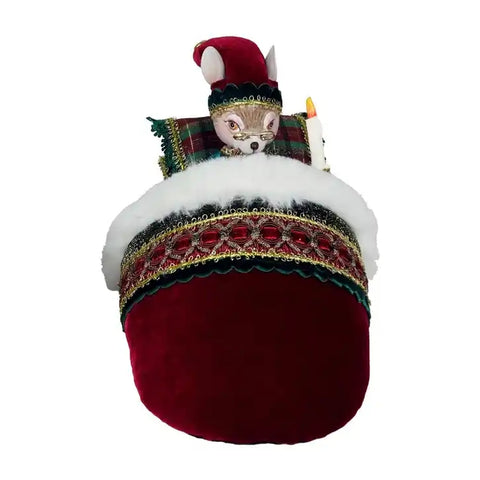 GOODWILL Mr and Mrs Fromage decoro di natale "Katherine's Collection" 31x15x12 cm 2 varianti(1 unità)