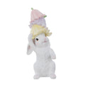 Blanc Mariclò Statuina Coniglio di pasqua in resina "Dolce Fiaba" 10x10xH22 cm 3 varianti(1 unità) - Angelica Home Stabia