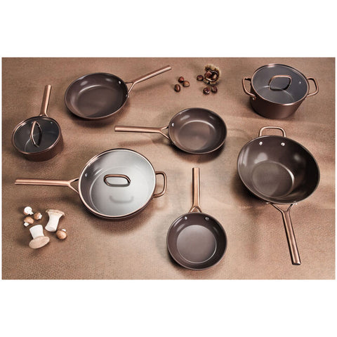 ZWILLING Milano Wok in alluminio + coperchio in vetro 30 cm