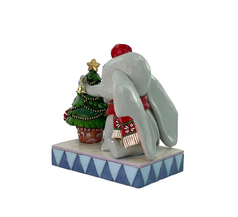 Enesco Disney Dumbo avec sapin de Noël 12,4x14xH14 cm