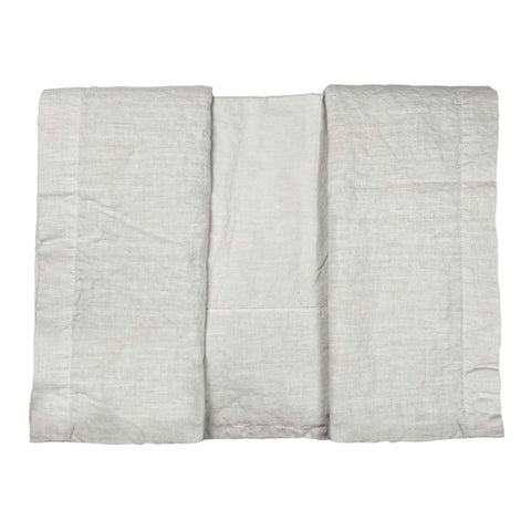 Blanc Mariclò Completo letto matrimoniale in cotone/lino + 2 federe "Soffio" 7 varianti (1pz)