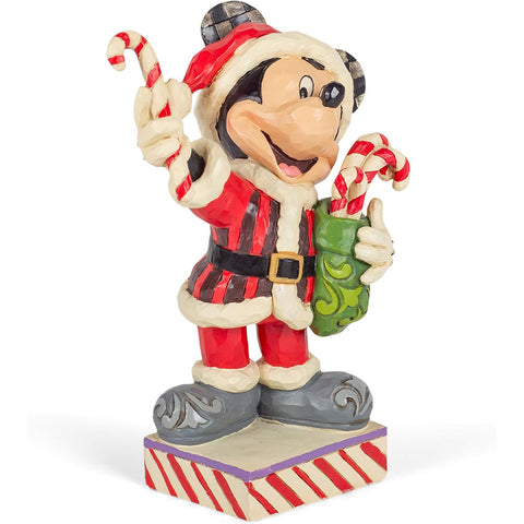 Figurine de Noël Enesco Mickey Mouse avec des bonbons "Jim Shore"