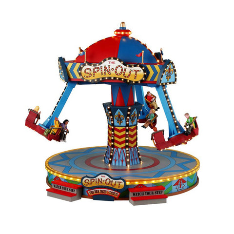 LEMAX Moving carousel with music "The Spin Out" 26 x 29 x 30.5 cm