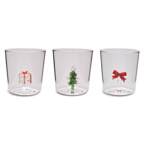 Henriette Coffret 6 verres de Noël en verre "Sweet X'mas" 300 ml