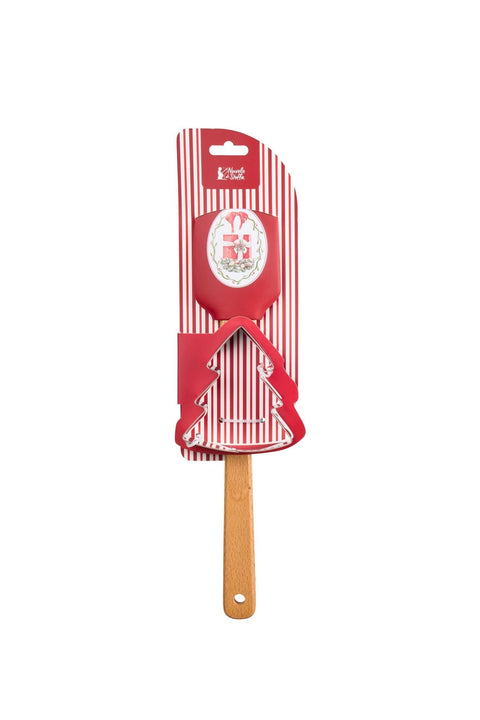 Nuvole di Stoffa Set Spatola + stampino cucina di natale "MAGIC NOEL" 6 varianti (2 unità)