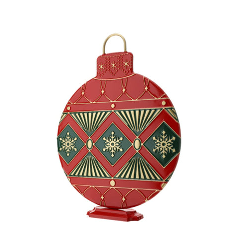 Présentoir de boules de Noël plates en métal Hervit D48xH64,5 cm