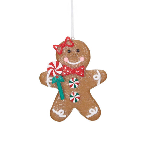 GOODWILL Bonhomme en pain d'épices pour sapin de Noël 10 cm 2 variantes (1 unité)