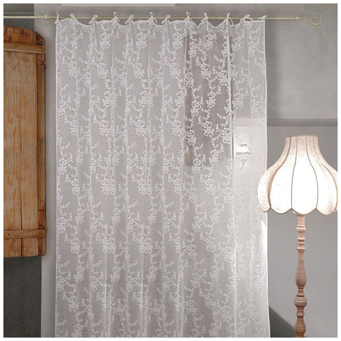 Rideau en dentelle de verre « Ciel » L'Atelier 17 45x140 cm 2 variantes (1 unité)