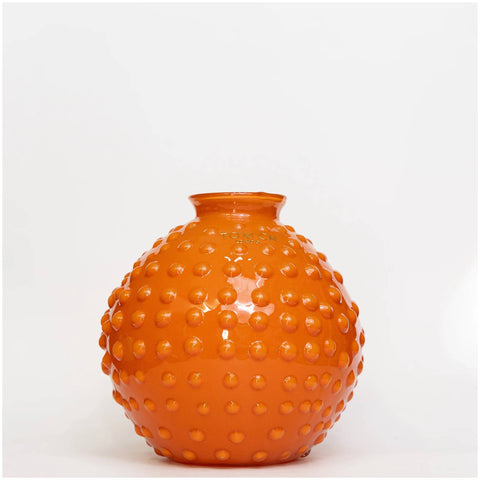 TOMCH London Vaso grande "Clair Microbolle" artigianale in vetro soffiato H26 cm 11 varianti(1 unità) - Angelica Home Stabia