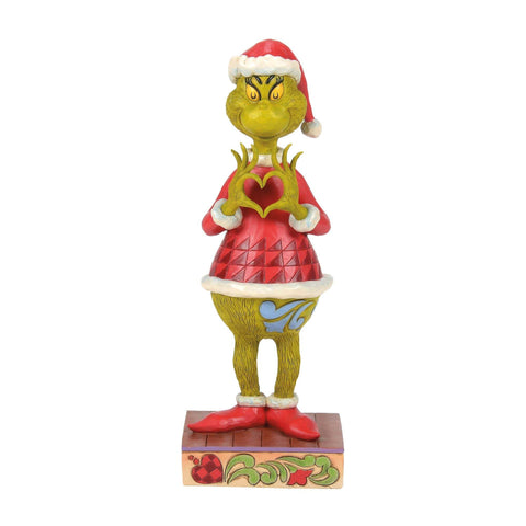 Figurine de Noël Grinch Enesco Cœur, Jim Shore H 23 cm