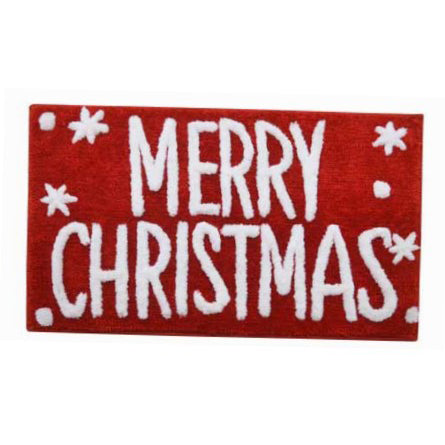 L'Atelier 17 Tappeto da bagno di natale in spugna 50x80 cm 5 varianti(1 unità)