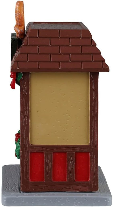 LEMAX Edificio Negozio "Pretzels" in resina H12.7x11.4x7.2 cm