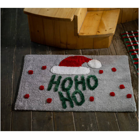 L'Atelier 17 Tappeto da bagno di natale in spugna 50x80 cm 5 varianti(1 unità)