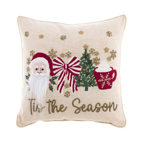 CUSHION WITH APPLIQUÉS