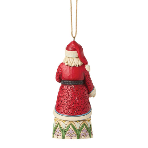 Enesco Babbo Natale decoro in resina per Albero 6.5x4.5xH12.5 cm